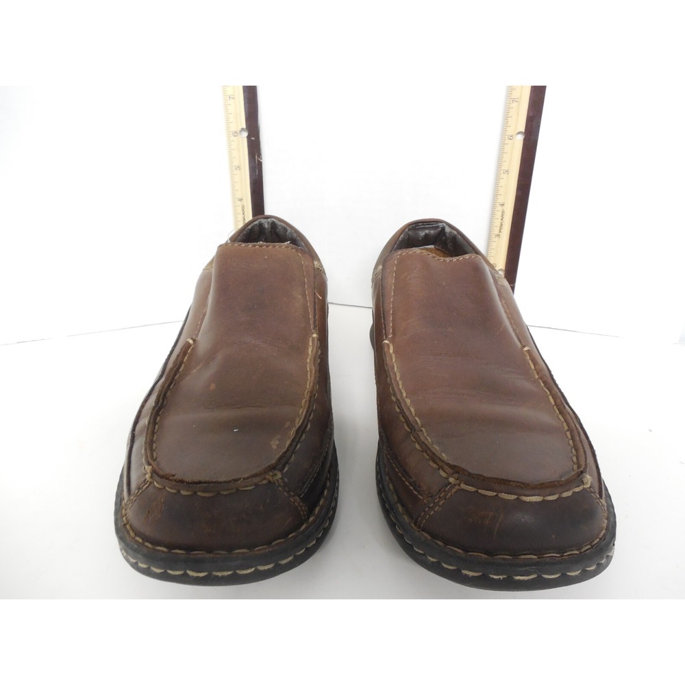 Dockers Stain Defender Men's 9.5 M‎ Brown Leather Loafer/Slip on Shoes